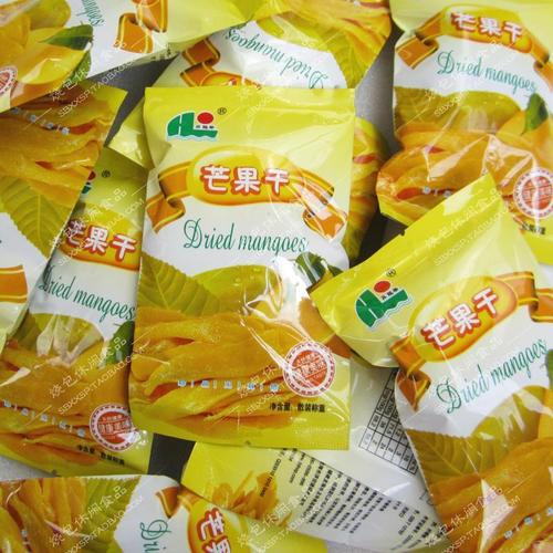龙海四季果升龙华芒果干 散装称整箱10斤独立小包的食用体验